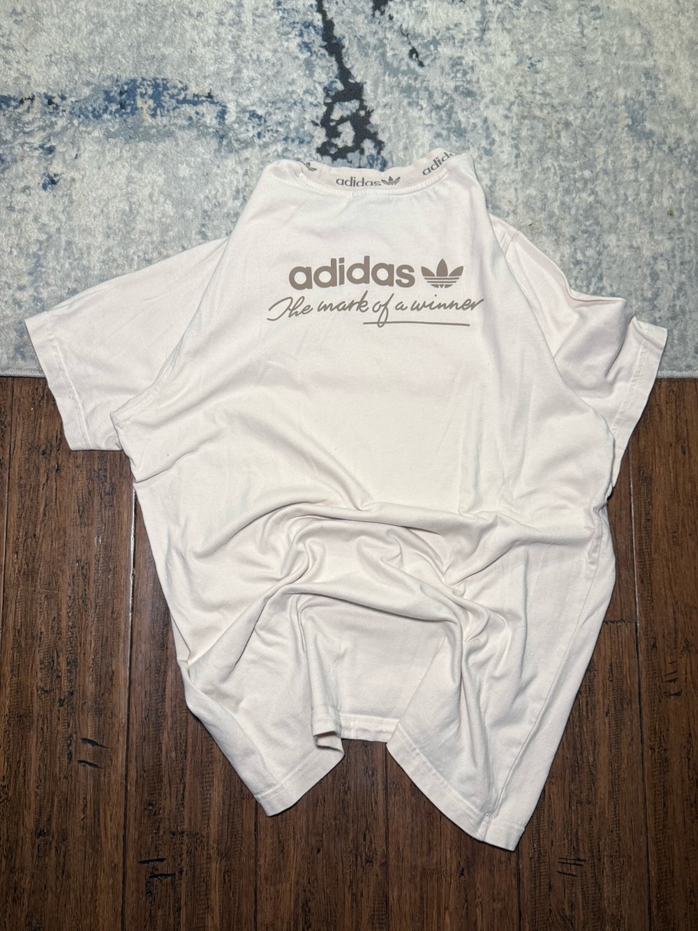 Adidas Originals Trefoil “The Mark of a Winner” T-Shirt Cream
